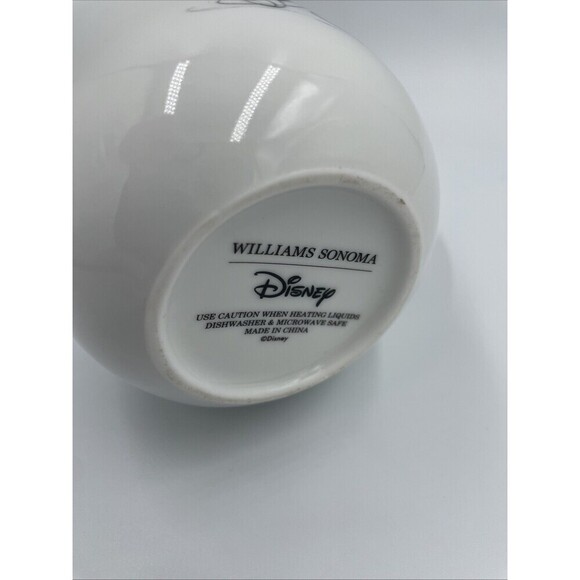WILLIAMS SONOMA DISNEY ALL YOU NEED IS A SMILE Mickey Mouse Cup Mug Collectible - Picture 3 of 4